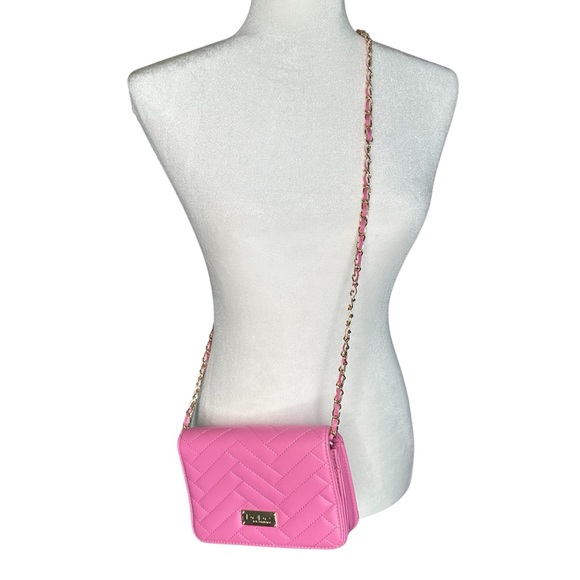 bebe Handbags - bebe Sophia Crossbody Bag Bubblegum